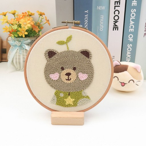 자수 DIY 패키지 세트 15.5 x 15.5 cm