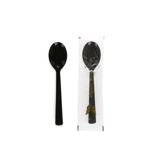 일회용 숟가락 검정