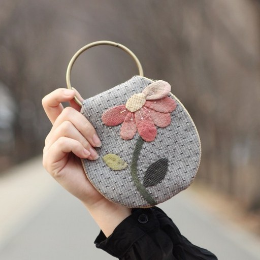 바이핸즈 소품 만들기 꽃이 피면 카드링 퀼트 DIY