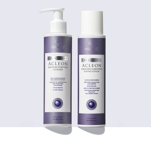 아나시스 아클레온 세보덤 퓨리파잉 클렌저 200ml + 클래리파잉 토닝 로션 200ml 세트