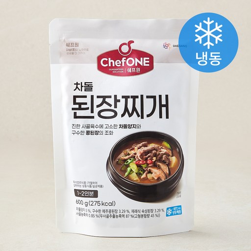 쉐프원 차돌 된장찌개 1~2인분 (냉동)