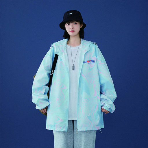 여성용 AOULS 아울스 오버핏 스포츠 헬스 러닝 윈드자켓 #FSY001