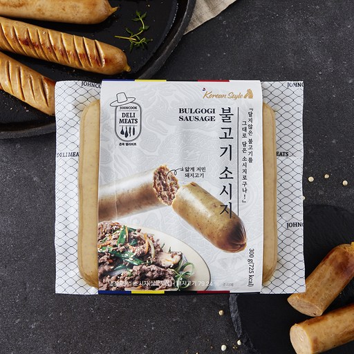존쿡델리미트 불고기 소시지