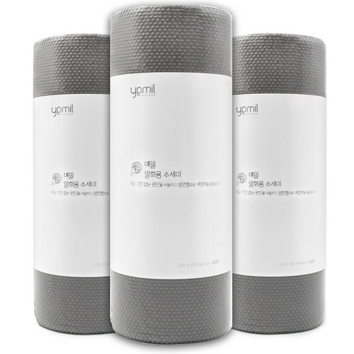 예밀 뜯어쓰는 일회용 수세미 롤형 60p