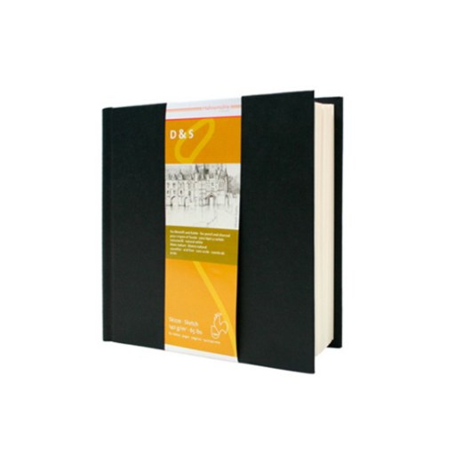 하네뮬레 D&S 스케치북 BLACK 정방 19.5 x 19.5 cm 140g