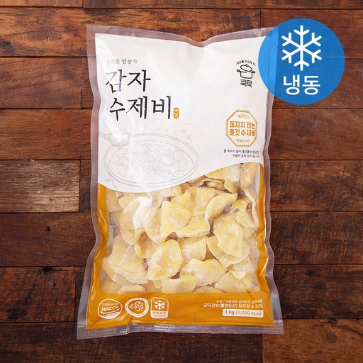 쿡탁 싱거운밥상 감자수제비 (냉동)