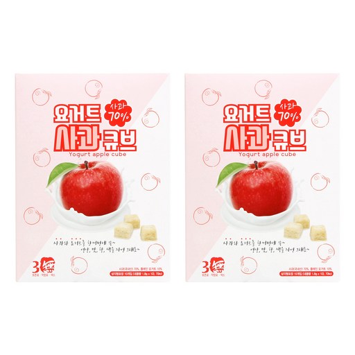 산마을 요거트 사과 큐브 1.8g x 10p