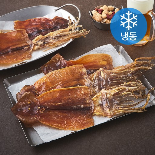 해풍을 머금은 마른오징어 5마리 (냉동)