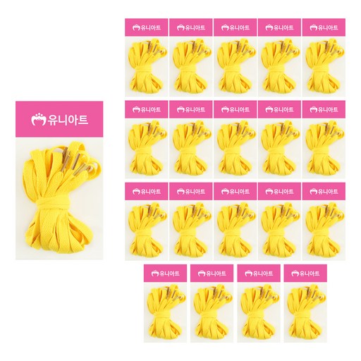 유니아트 넙적 운동화끈