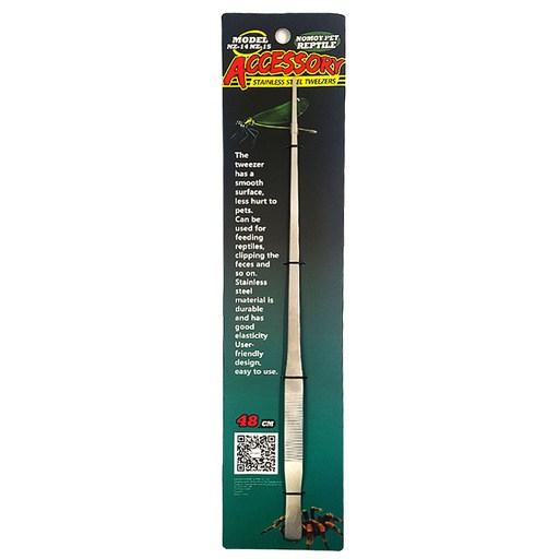 노모이펫 스테인레스 파충류 피딩 핀셋 직선형 48cm NZ-14