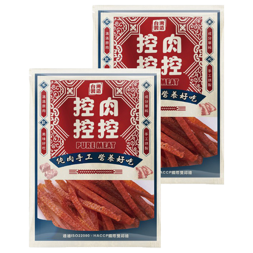 控肉控控 寵物肉乾 新鮮肉品, 蜜汁雞腿肉條, 80g, 2包