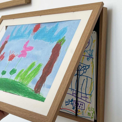 심플팩토리 아이그림 보관 액자 A4 150장 8절 키핑 액자