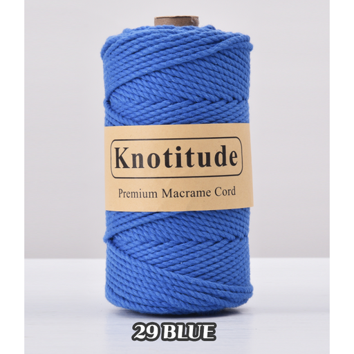 3.0mm 100 yard 꼰사 마크라메 콘사 컬러로프 마크라메 실 재료