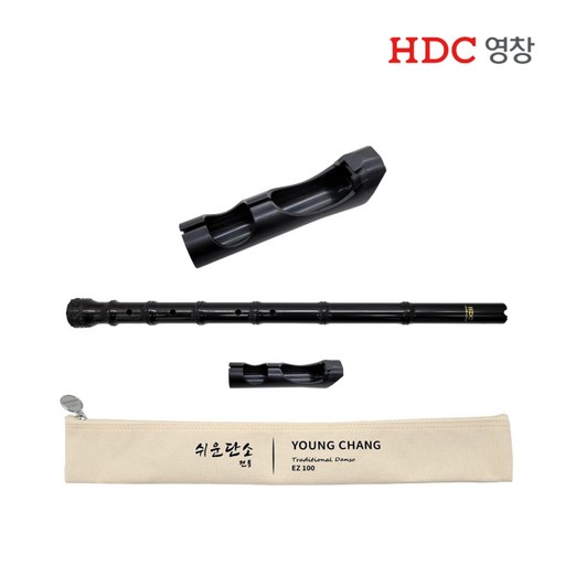영창 2025년형 이지단소 EZ-100 불기쉬운 보조기구포함 리코더타입단소 초등학생 교육용