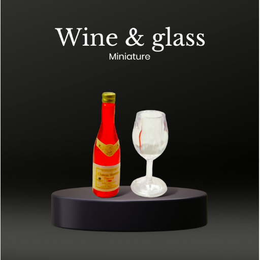 납골당 꾸미기 미니어쳐 와인병 미니 와인잔 미니어처 와인 wine 봉안당 꾸미는 추모 장식 장식품 추모관 제사상 상차림