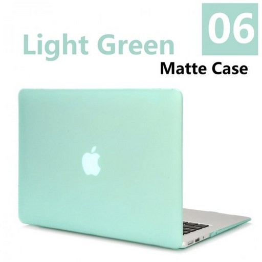 매트 노트북 케이스 2021 애플 맥북 프로 16 A2485 M1 칩 A2141 터치 바 커버 액세서리 15 A1286 A1707, Matte-Light Green
