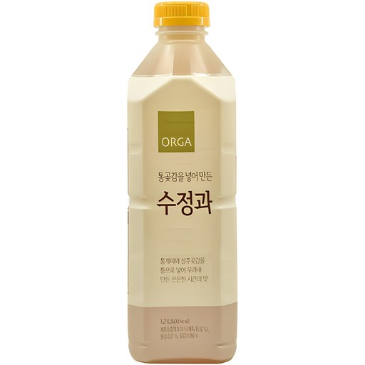 올가홀푸드 통곶감을 넣어 만든 수정과