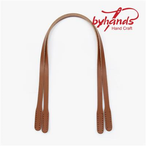 내추럴 민무늬 통가죽 숄더용 가죽핸들 2종 (58cm)