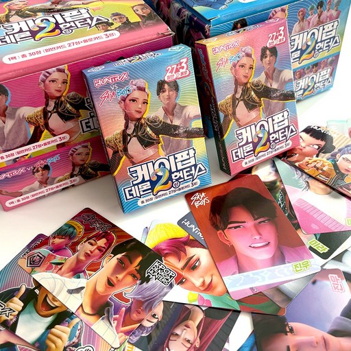 [최신판 4탄] 케이팝데몬헌터스 캐릭터카드 케데헌 굿즈 카드팩 포토카드