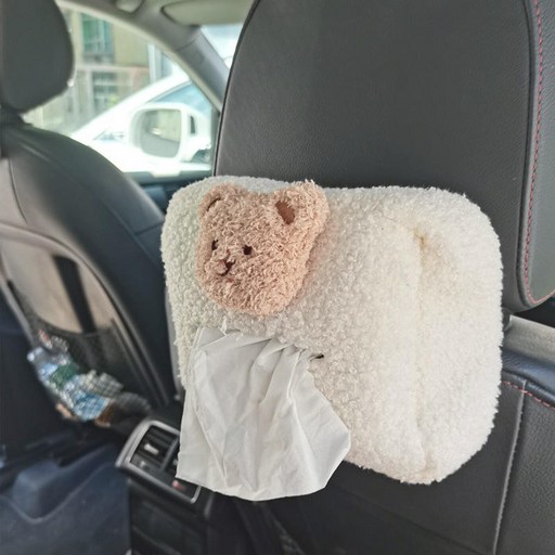 롤링페이퍼 곰돌이 캠핑용 차량용 휴지걸이 티슈케이스