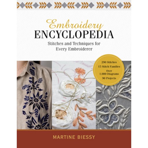 (영문도서) Embroidery Encyclopedia: Stitches and Techniques for Every Embroiderer Hardcover