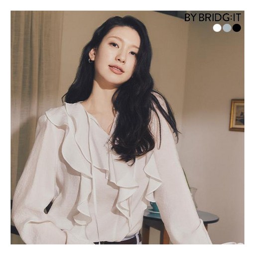 바이브리짓 ○ 26SS 제인 프릴 블라우스 3종