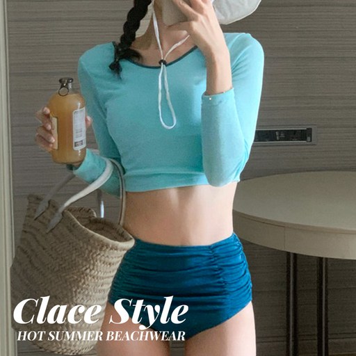클레이스 테리 크롭 투피스 세트