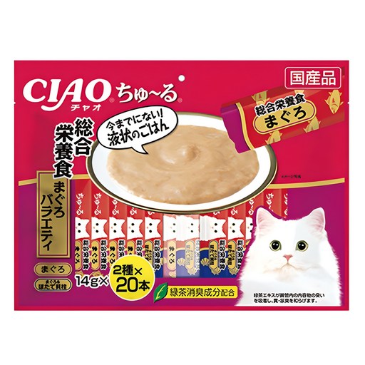 챠오츄르 고양이 버라이어티 짜먹는 간식, 참치, 560g, 1개