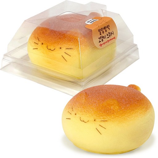 말랑 빵떡 고양이 스퀴시 말랑이 피젯토이