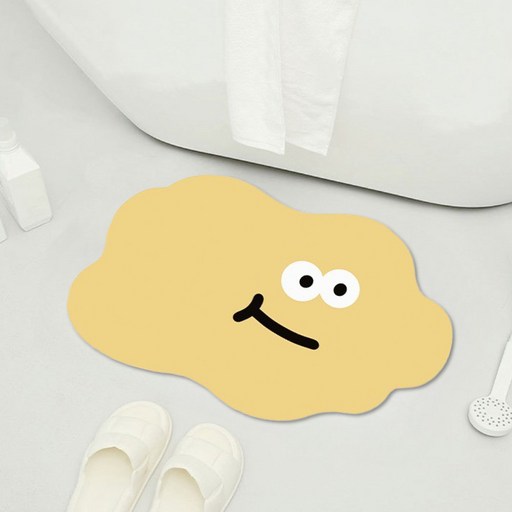 디아쿠아 몬스터 빨아쓰는 욕실 주방 논슬립 소프트 규조토 발매트