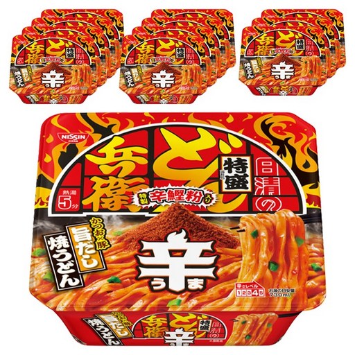 닛신 돈베이 맛있게 매운 육수 야끼우동 특곱빼기