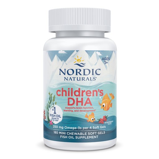 노르딕내츄럴스 어린이 DHA 250mg 오메가-3 소프트젤 스트로베리