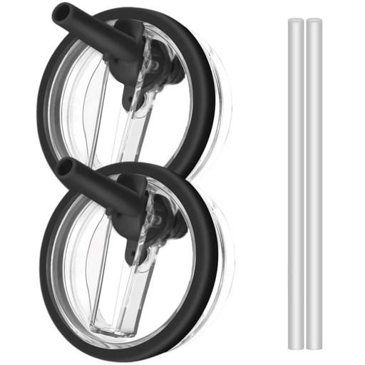 1+1 텀블러 교체 뚜껑 - 1180ml 용 접이식 플립 빨대 디자인-Tumbler 액세서리
