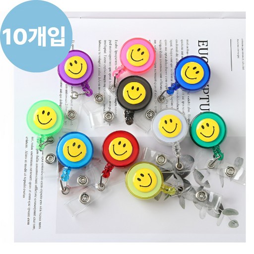 도치코 스마일 간호사릴홀더 릴홀더 명찰줄 테이프걸이