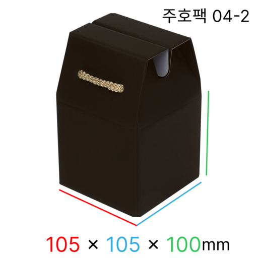 주호팩 끈손잡이 고급 색지 선물상자 01-0