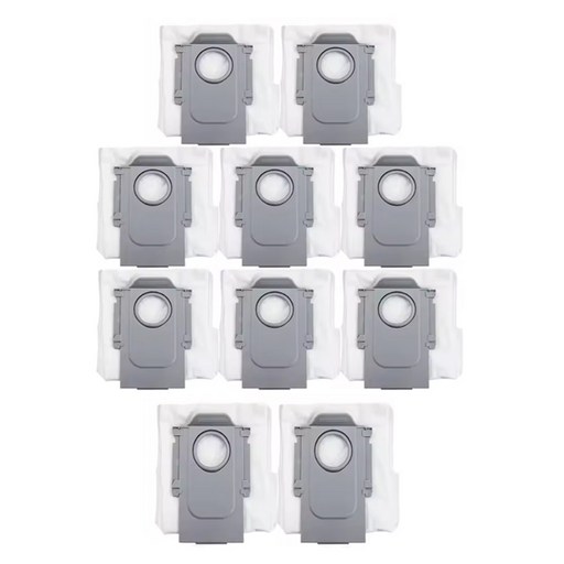 [호환] 샤오미 로보락 QREVO CURV 로봇청소기 먼지봉투 더스트백 교체용 소모품 부품, 10개, Qrevo curv 먼지봉투