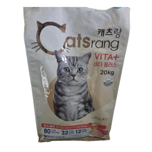 캐츠랑 NEW 전연령 고양이 건식사료, 닭+참치, 20kg, 1개