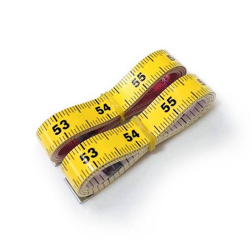 노란 띠줄자 양면 칼라 줄자