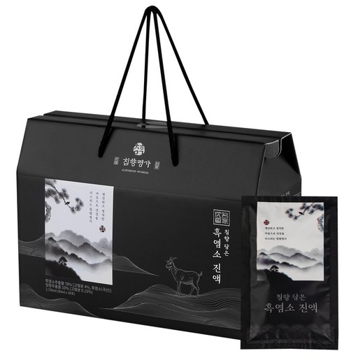 침향명가 흑염소 진액 100% 수침향 담은 자연방목