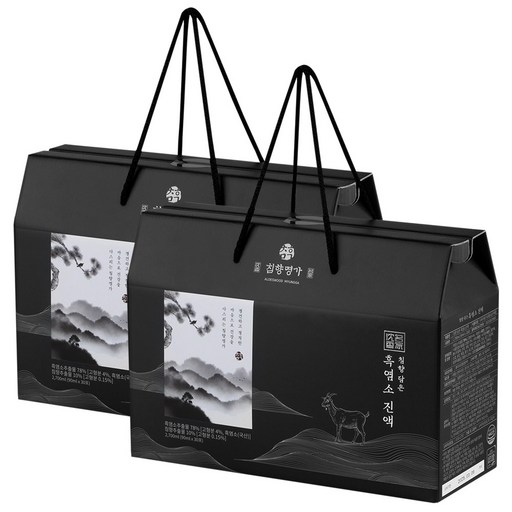 침향명가 흑염소 진액 100% 수침향 담은 자연방목