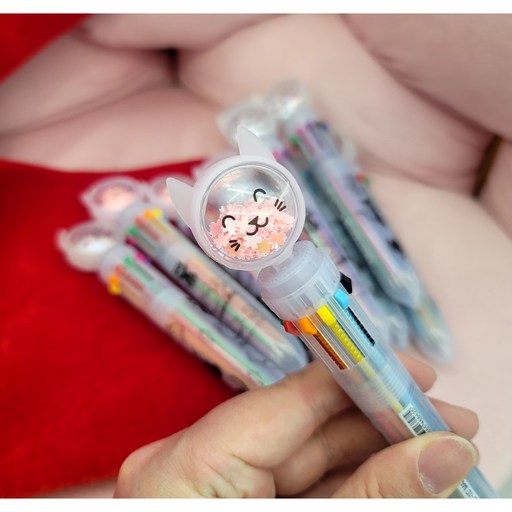 콘티 귀엽고 깜찍한 10컬러 볼펜 비즈 예쁜볼펜