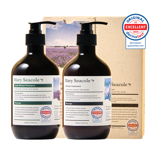 메리시콜 스칼프 리프레시 탈모 샴푸 500ml + 단백질 헤어 트리트먼트 500ml