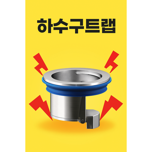 GACA 하수구 트랩 벌레 악취 냄새 차단 화장실 해충 완벽차단