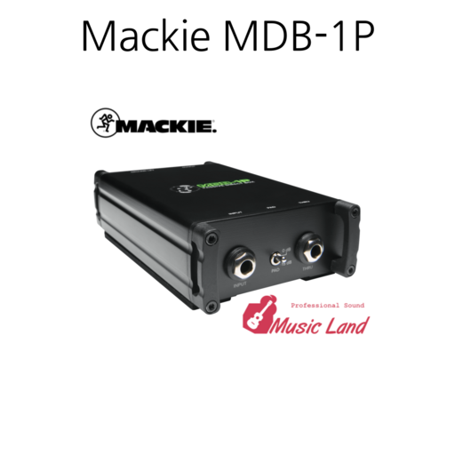 맥키 MDB MACKIE 다이렉트 박스 DI박스 MACKIE MDB-1P 1채널 패시브