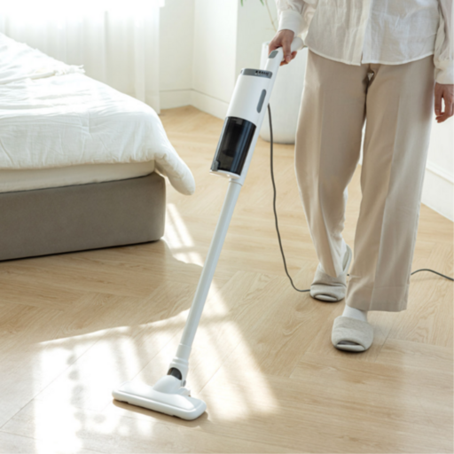 [신제품] 홈리아 유선 청소기 초강력 진공 핸디 스틱형 다용도, 화이트