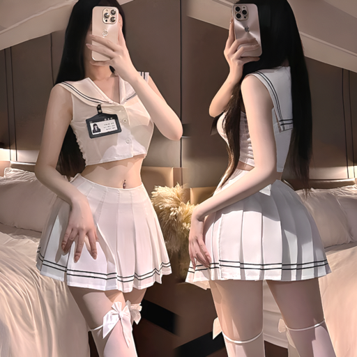 뷰티앤몬스터 섹시 메이드 코스프레 해군 코스튬