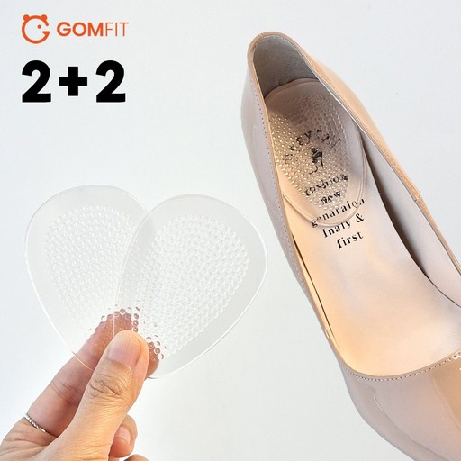 곰피트 2+2 하이힐 발보호 앞꿈치 뒤꿈치 미끄럼 방지 보호 충격흡수 쿠션 패드