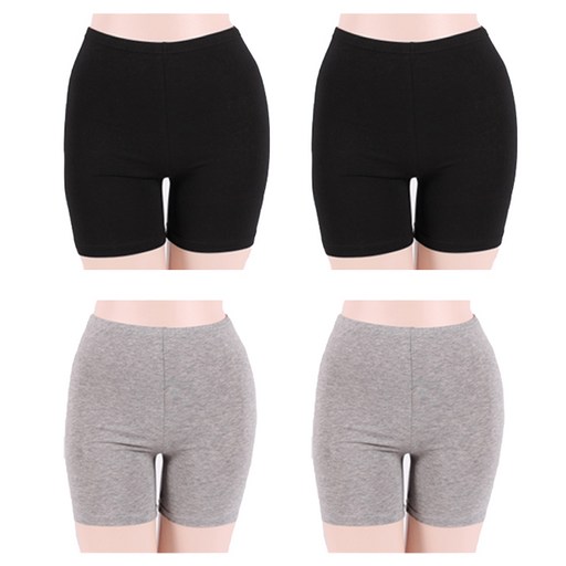 2+2 국산 데일리 3부 면 스판 속바지