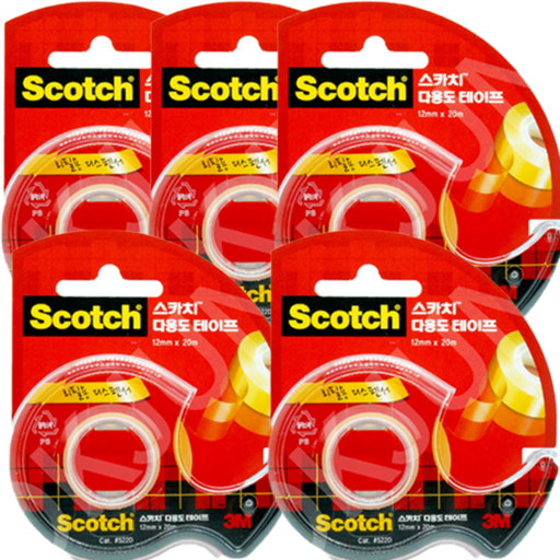 스카치 다용도 테이프 522D 디스펜서 12mm x 20m