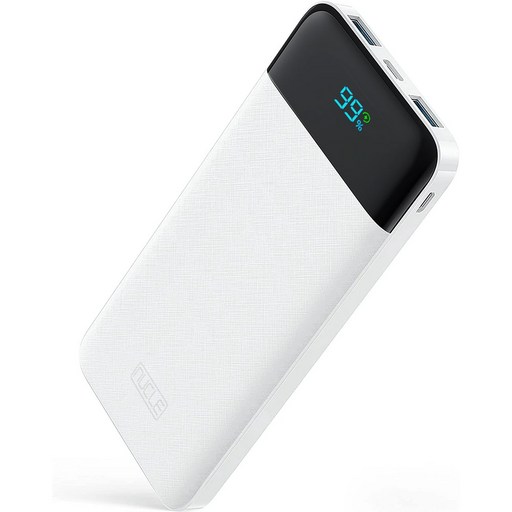 뉴클 고속충전 잔량표시 LCD 보조배터리 10000mAh PD QC 3.0 슬림파워 22.5W 3포트